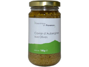 Caviar d’Aubergines aux Olives vertes